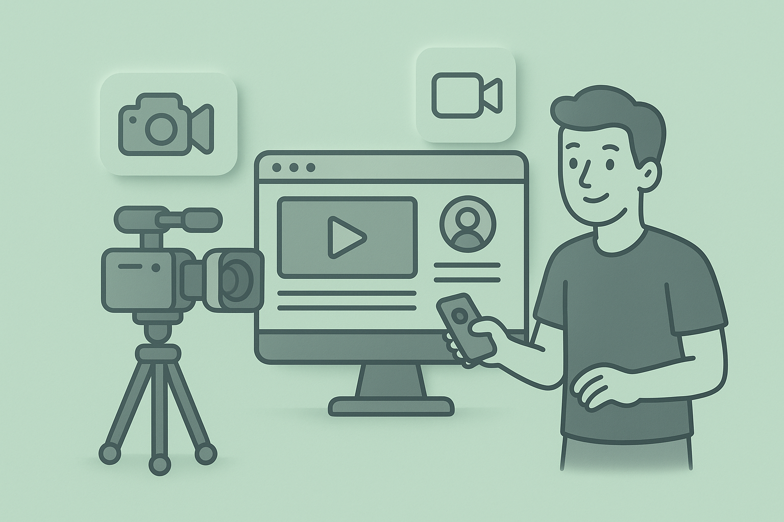 Foto a video pre prezentačný web bez stresu – jednoduchý návod