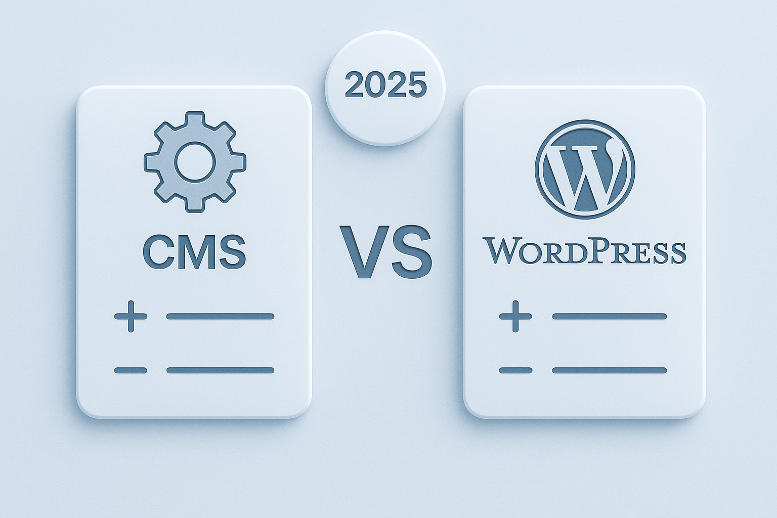 Custom CMS vs. WordPress 2025: plusy a mínusy pre malú firmu